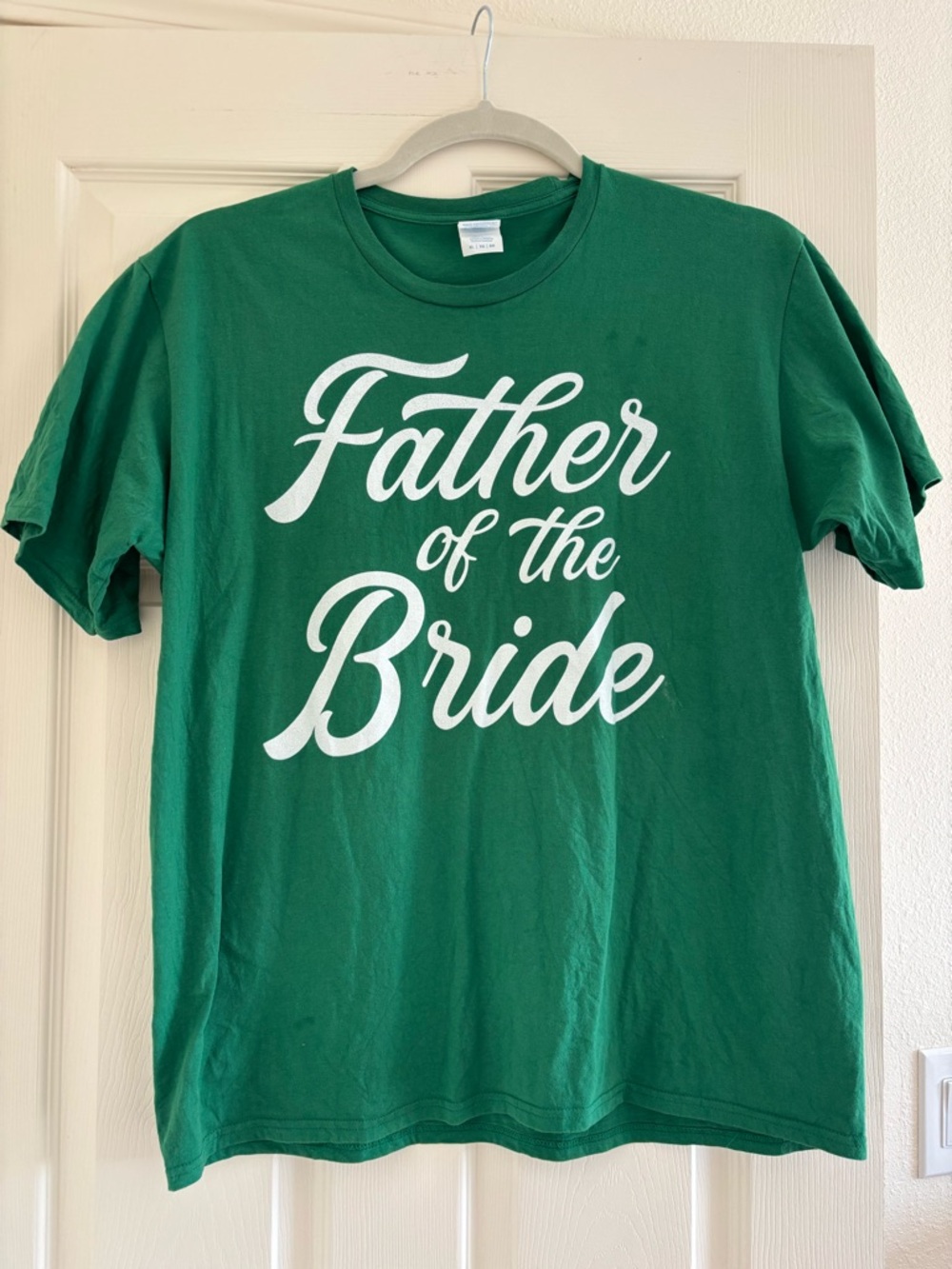 Father of the Bride Green Graphic Tee